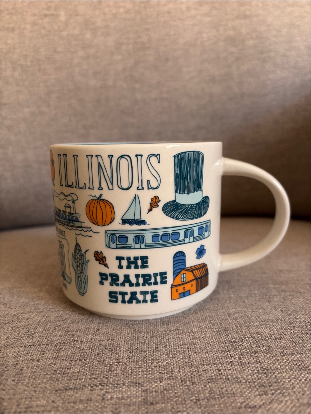 Starbucks Been There Series Across the Globe Illinois Ceramic Mug